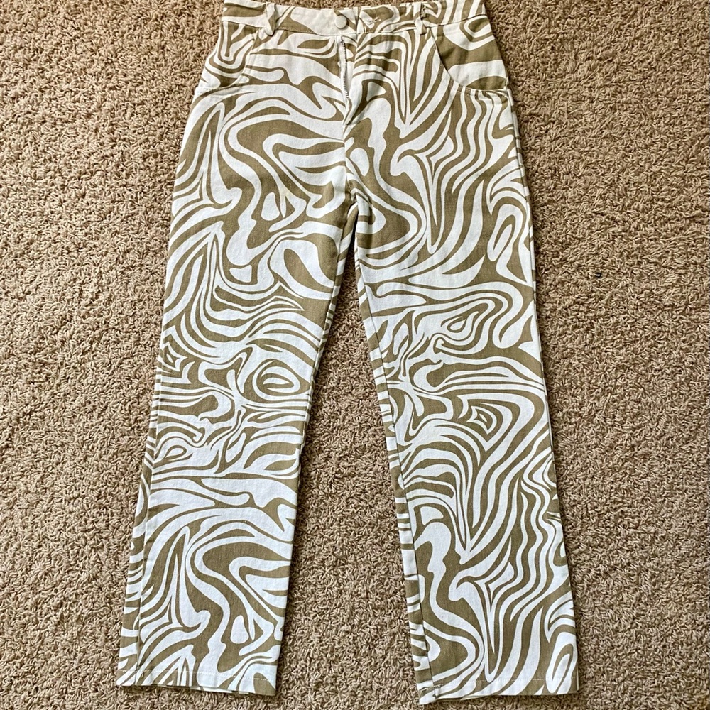 Swirl Pattern Pants